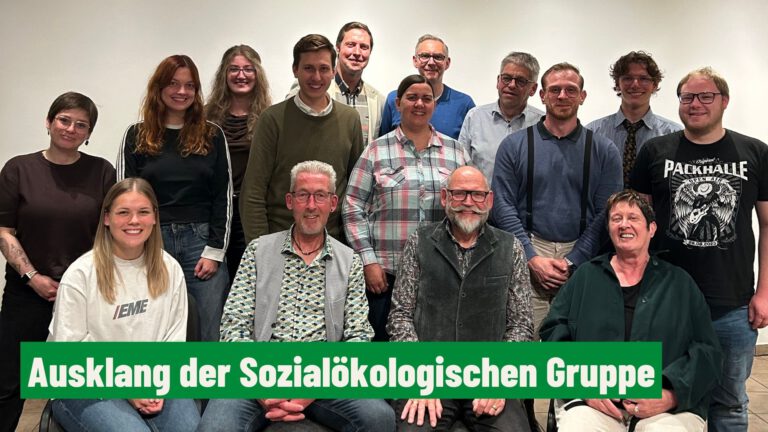 Ein gemeinsamer Abschluss der Sozialökologischen Gruppe im Harener Stadtrat